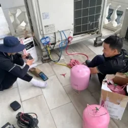 Vệ sinh máy lạnh và bơm ga